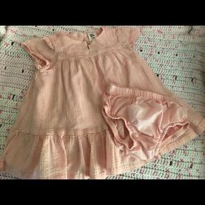 OshKosh Cotton Dress & Bloomers